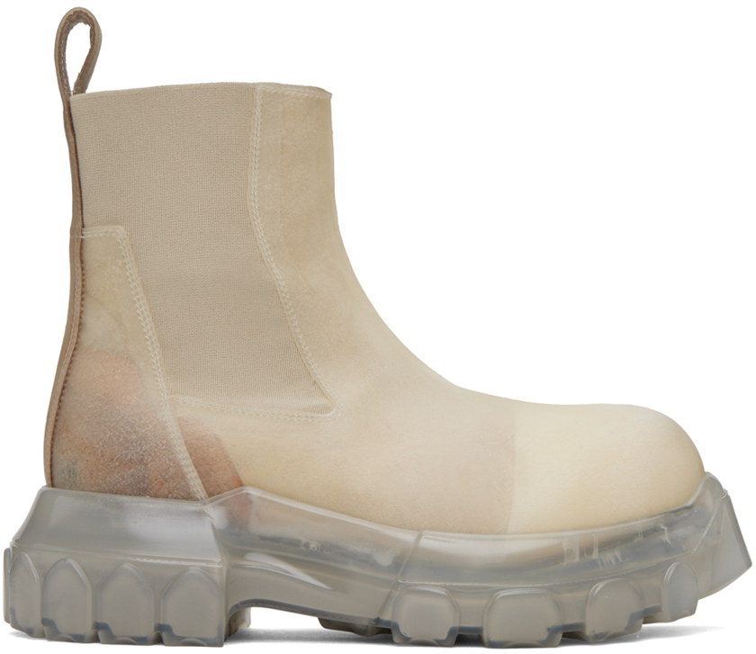 Rick Owens Off-White Beatle Bozo Tractor Boots Rick Owens