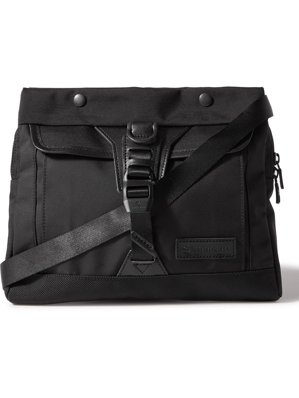 Master-Piece - Potential Leather-Trimmed CORDURA Messenger Bag Master ...