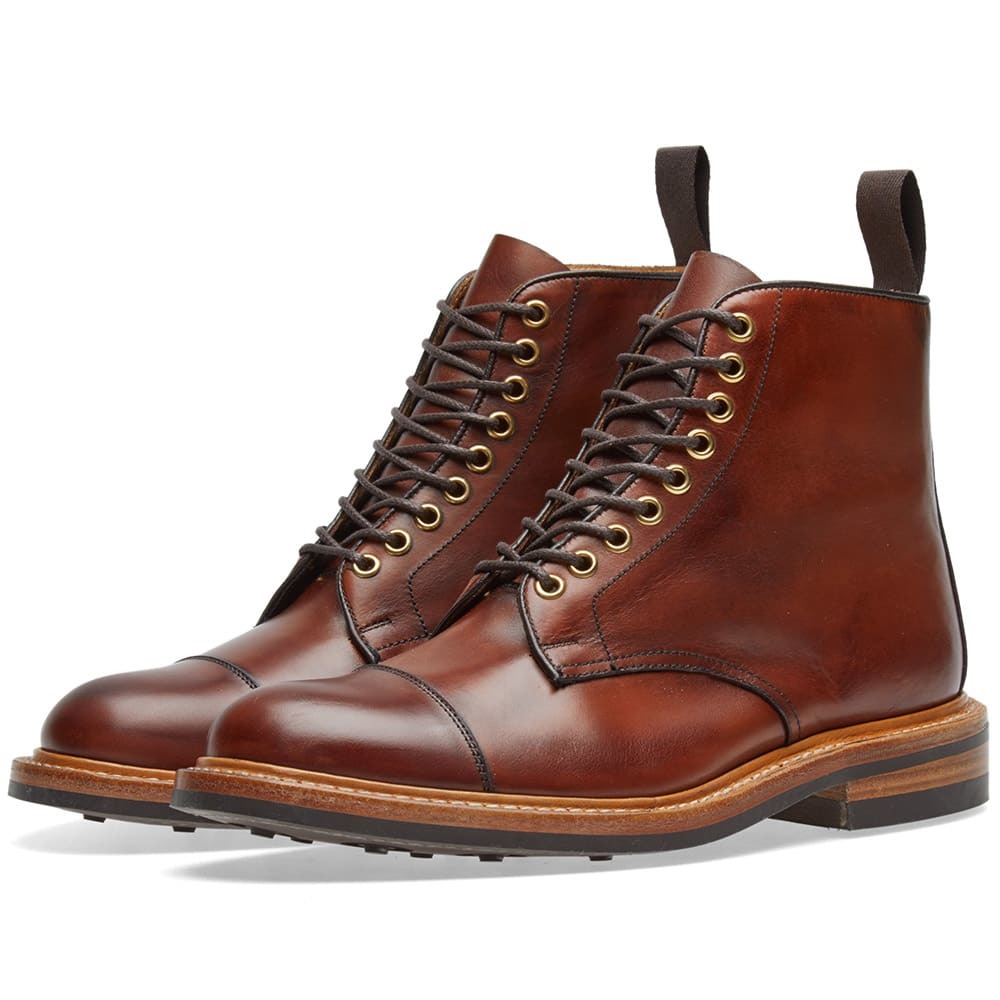 trickers cap toe boot