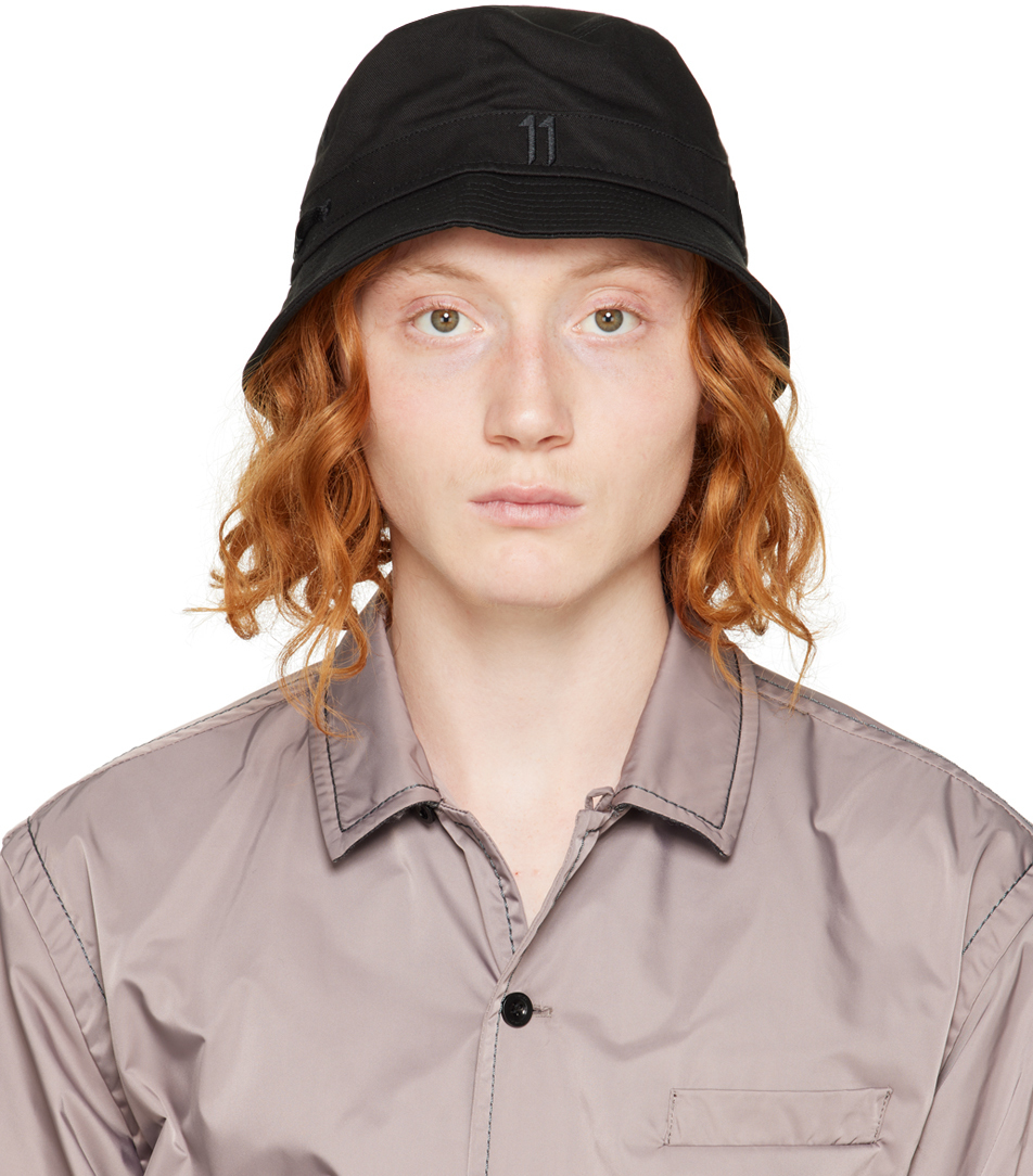 11 by Boris Bidjan Saberi Black New Era Edition Logo Bucket Hat 11 by