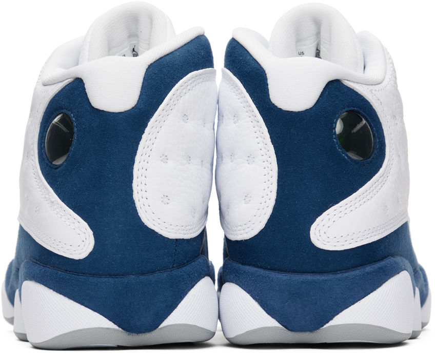 nike air jordan retro blue and white