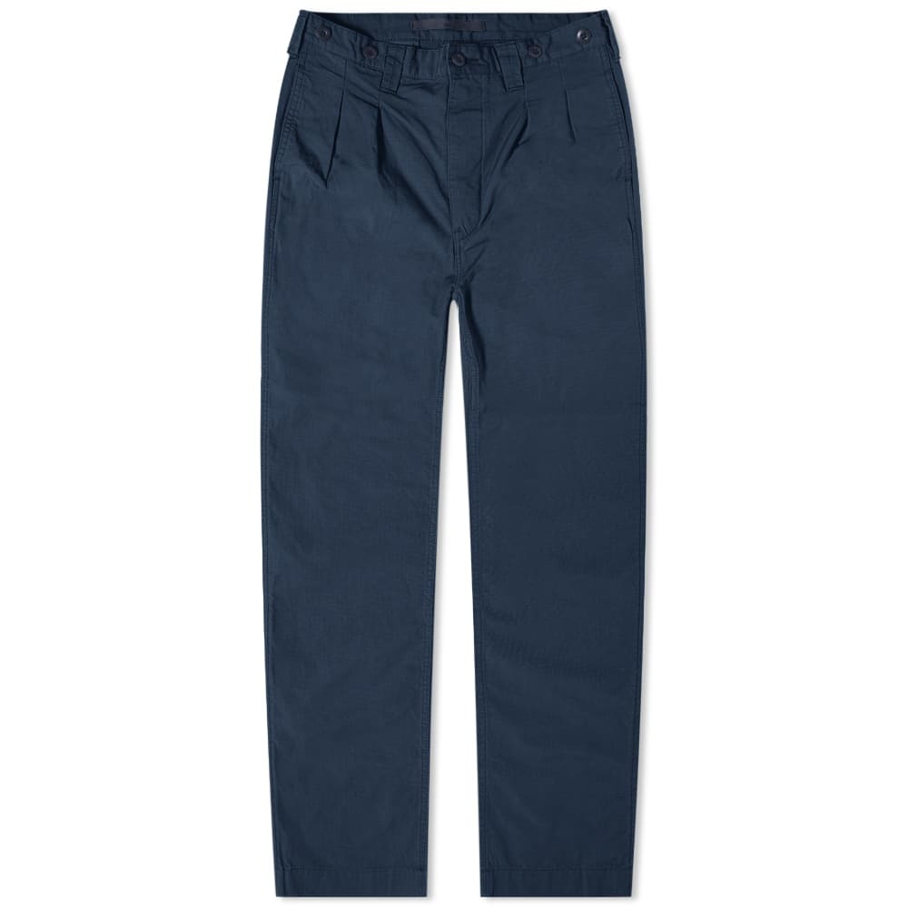 nigel cabourn pleated chino