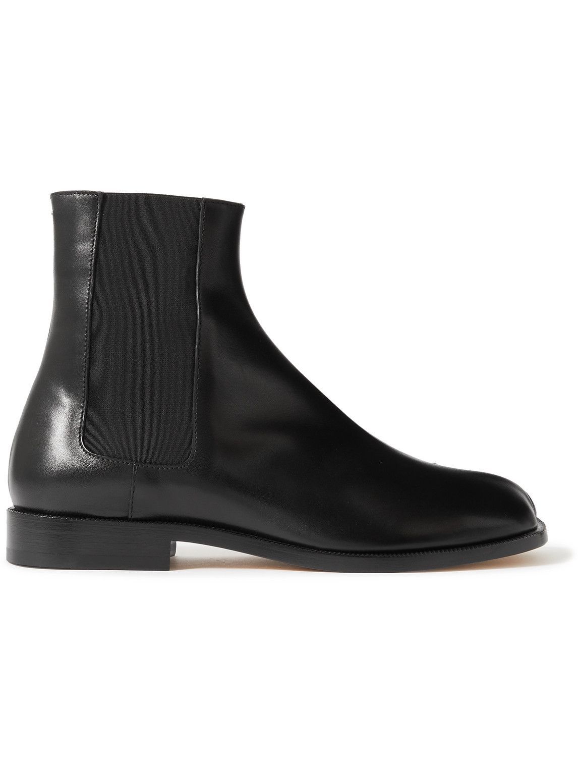 Maison Margiela - Tabi Leather Chelsea Boots - Black Maison Margiela