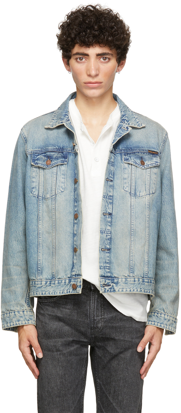 Nudie Jeans Blue Denim Jerry Jacket 