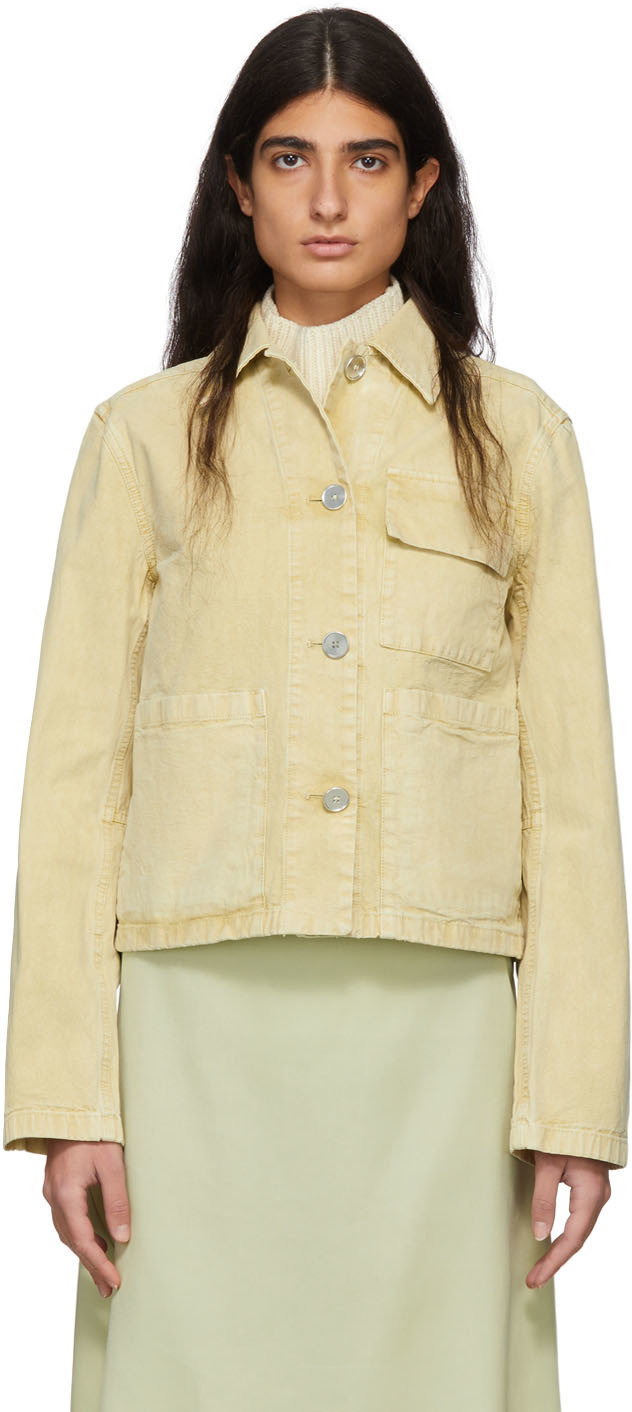 Jil Sander Beige Workwear Jacket Jil Sander