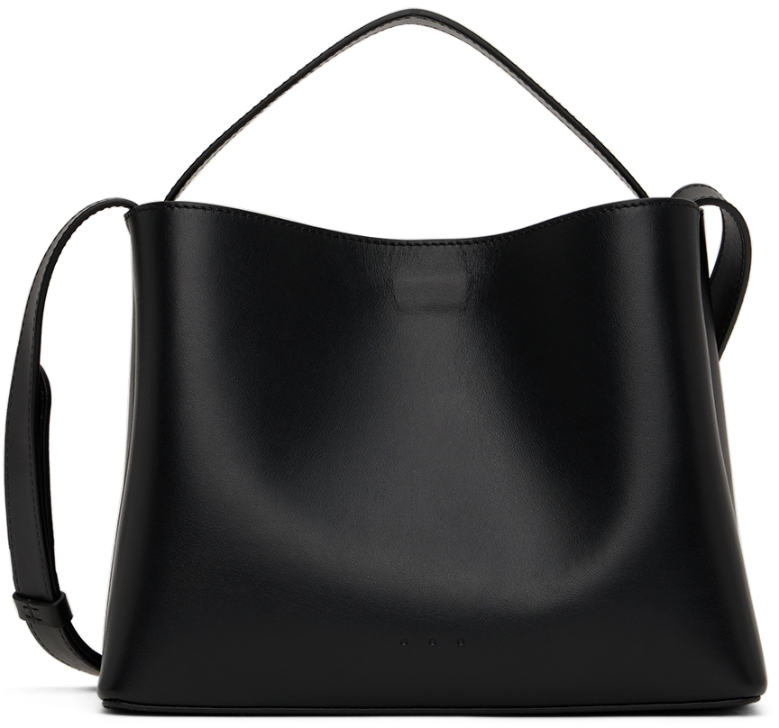 Aesther Ekme Black Leather Mini Shoulder Bag Aesther Ekme