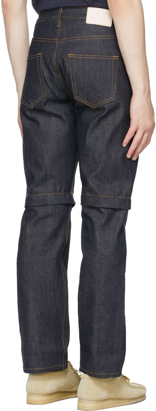 Saintwoods Indigo Convertible ZipOff Jeans Saintwoods