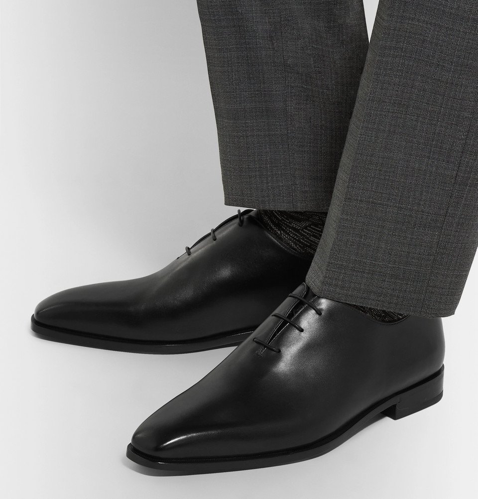 Berluti - Alessandro Démesure Whole-Cut Leather Oxford Shoes - Men ...