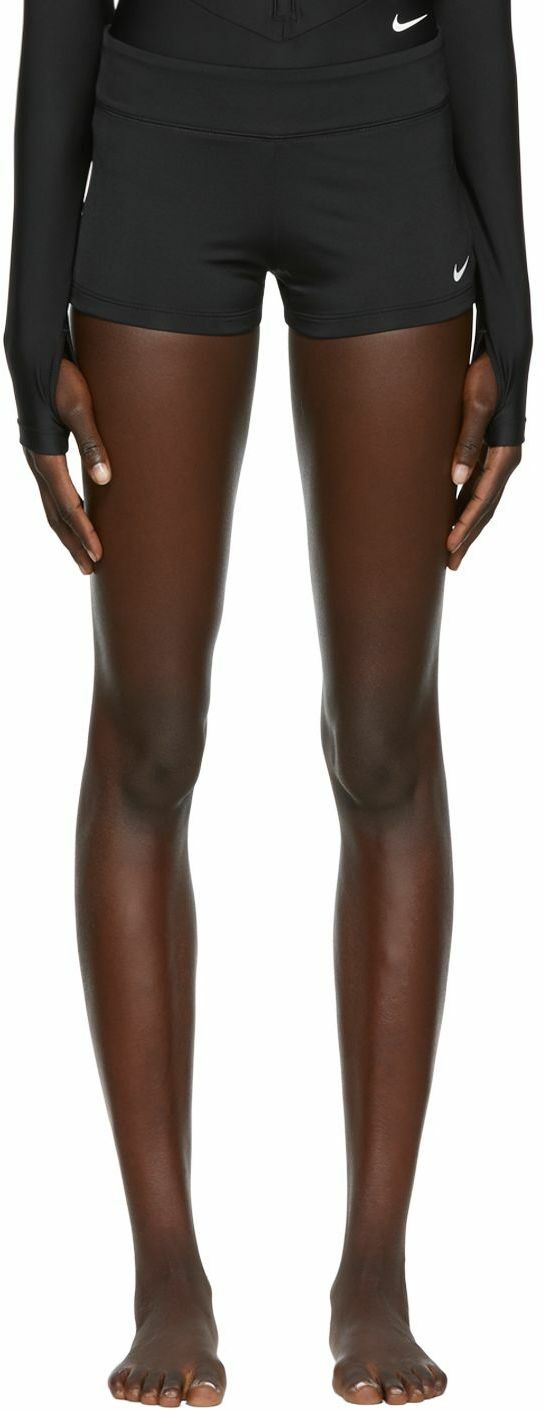 mens black nike swim shorts