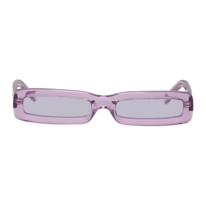 purple rectangle sunglasses