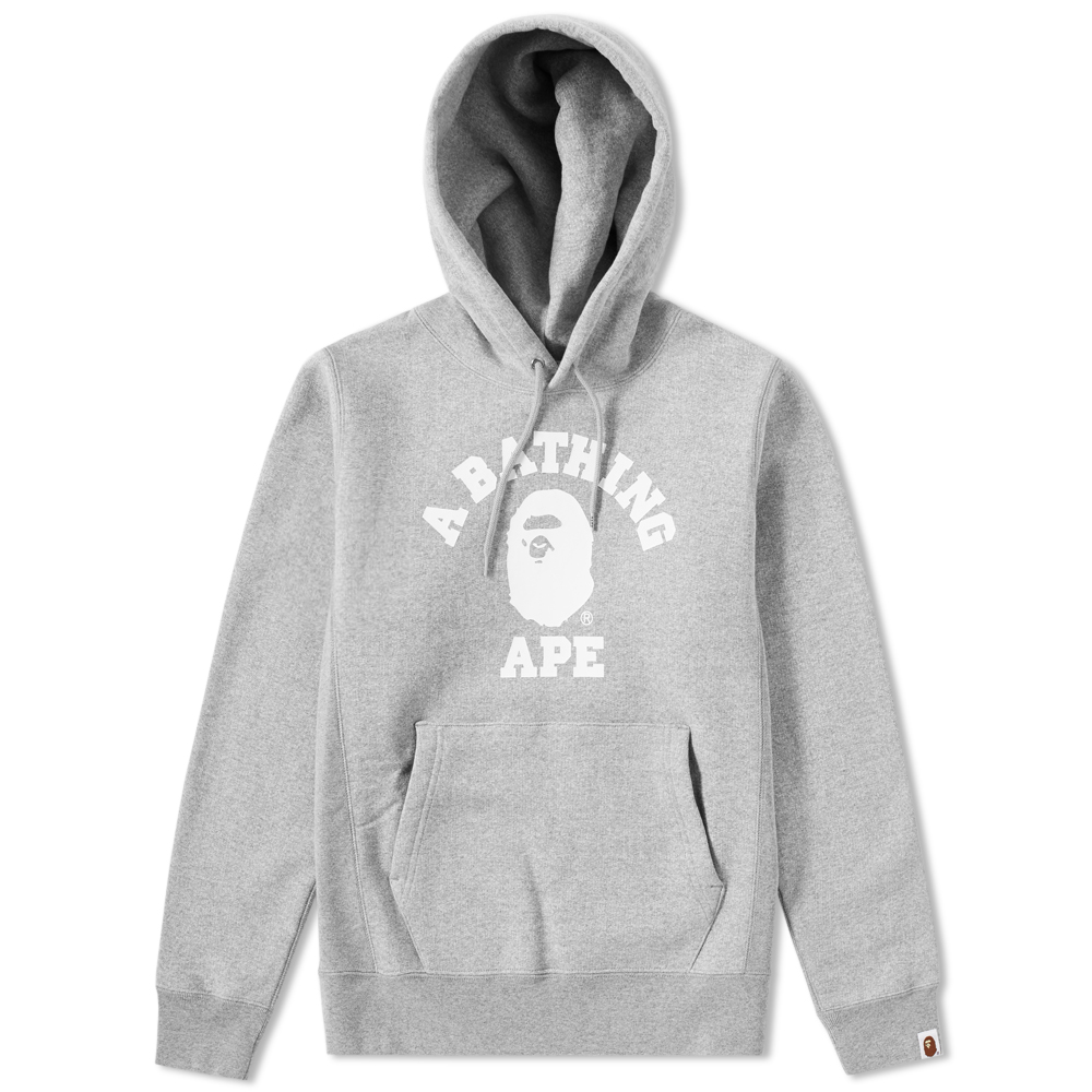 A Bathing Ape College Heavy Weight Pullover Hoody