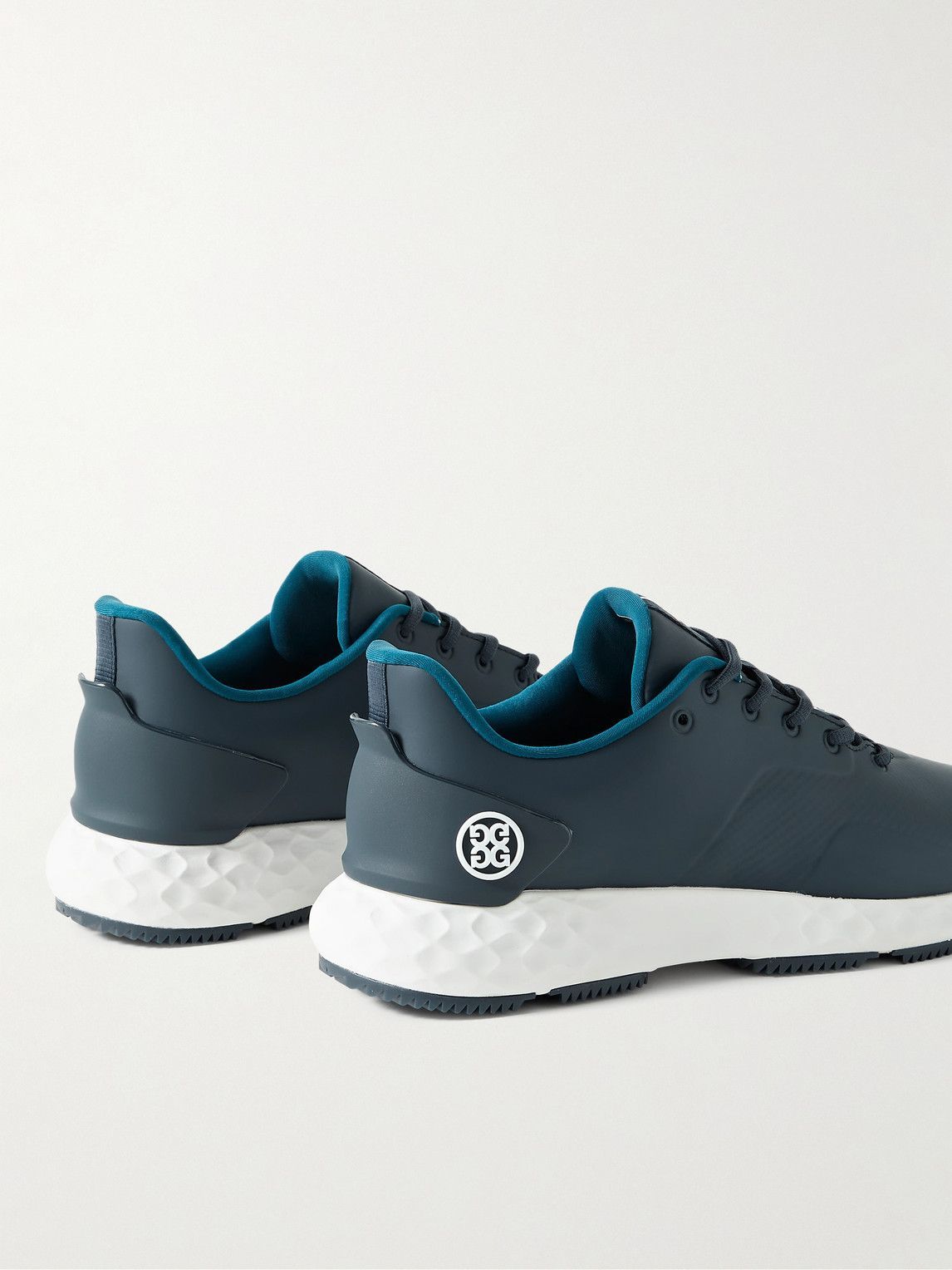 G/FORE - MG4 Rubber-Trimmed Coated-Mesh Golf Shoes - Blue G/FORE
