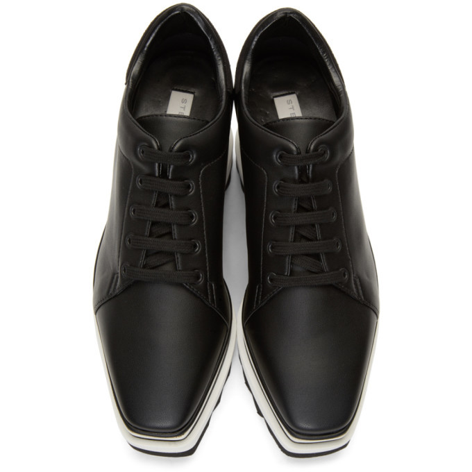 Stella McCartney Black Elyse Platform Oxfords Stella McCartney