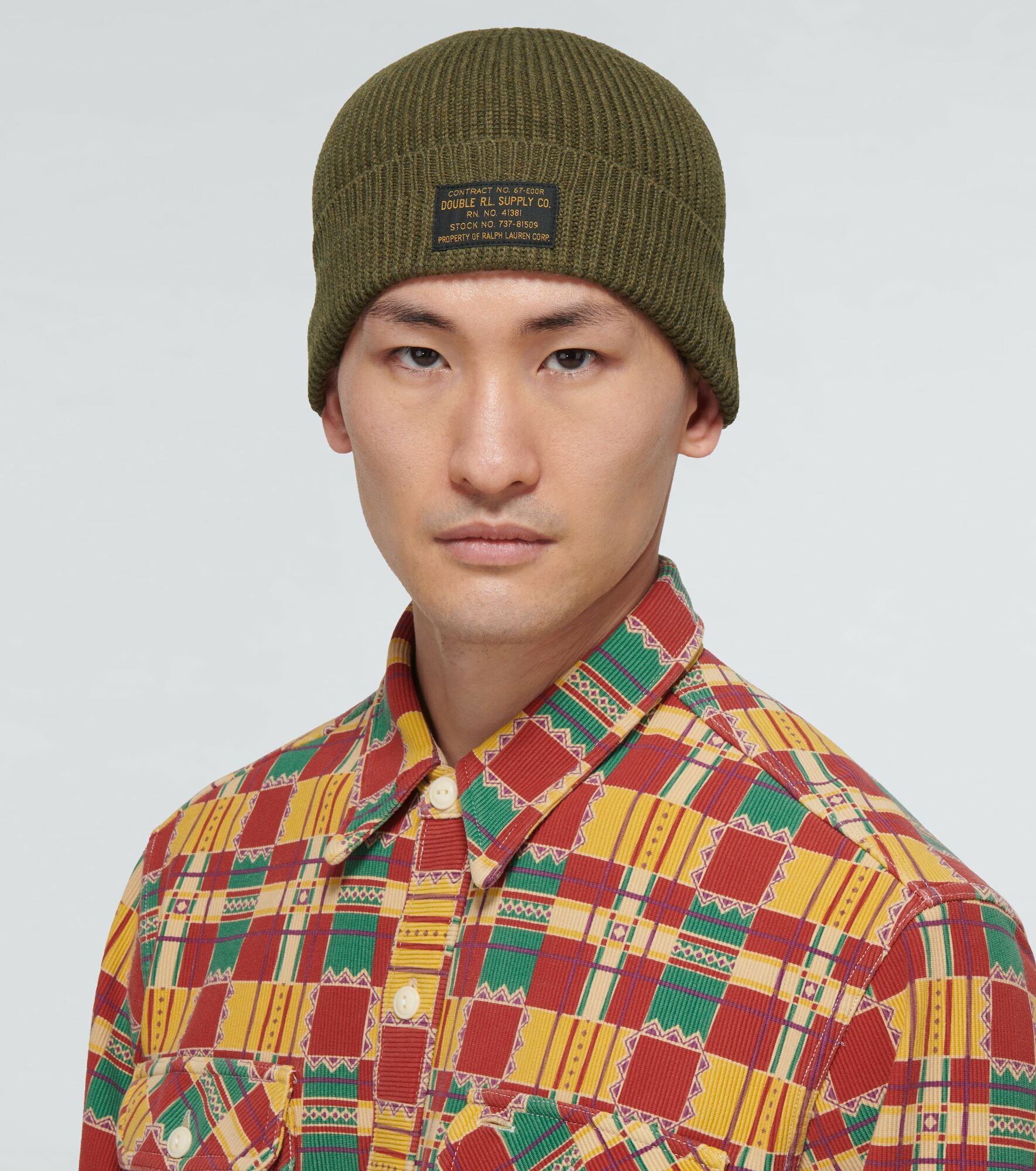 RRL - Knitted stretch-cotton watch cap RRL