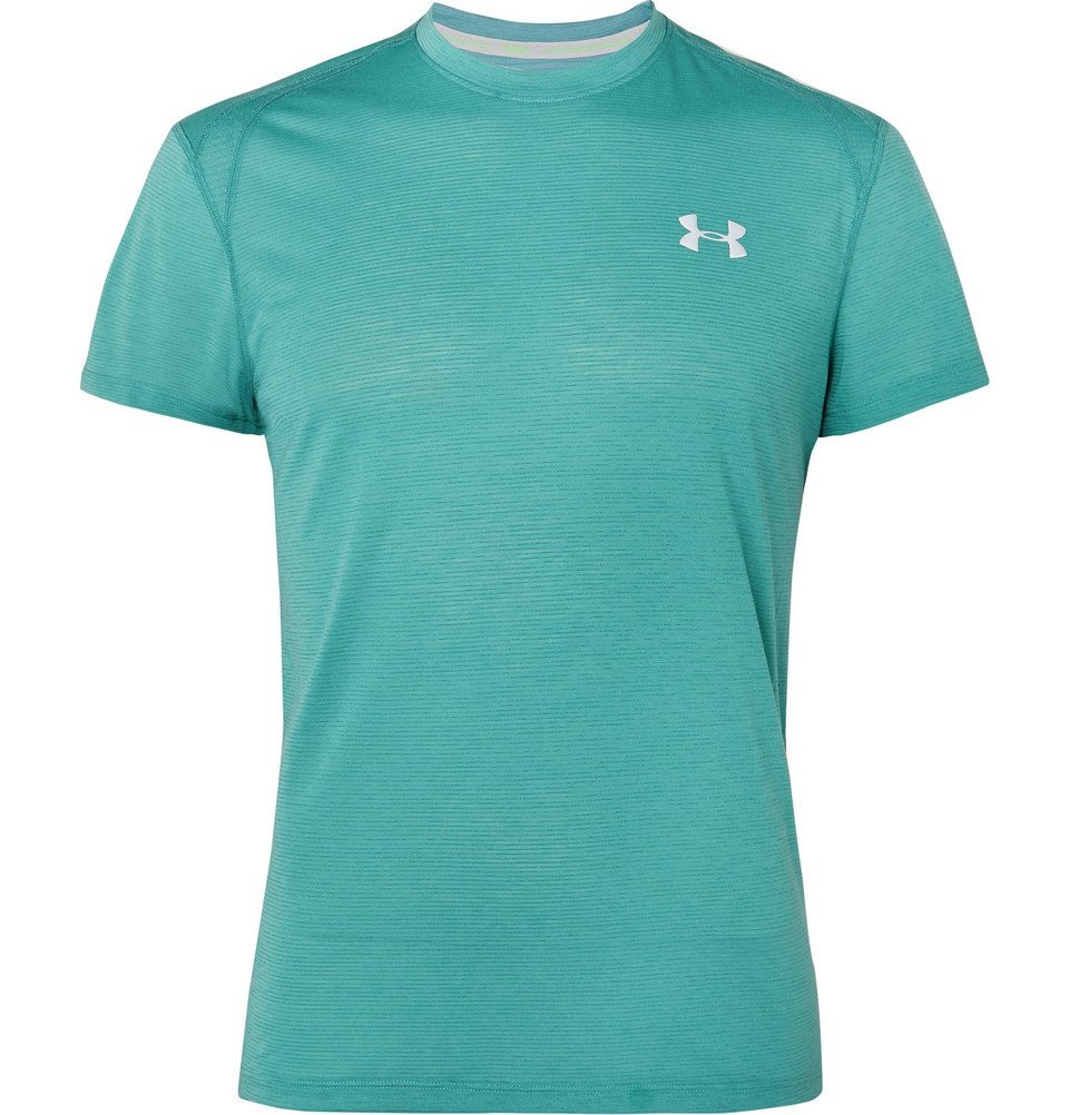 Under Armour Streaker 2.0 MeshPanelled Microthread TShirt Green