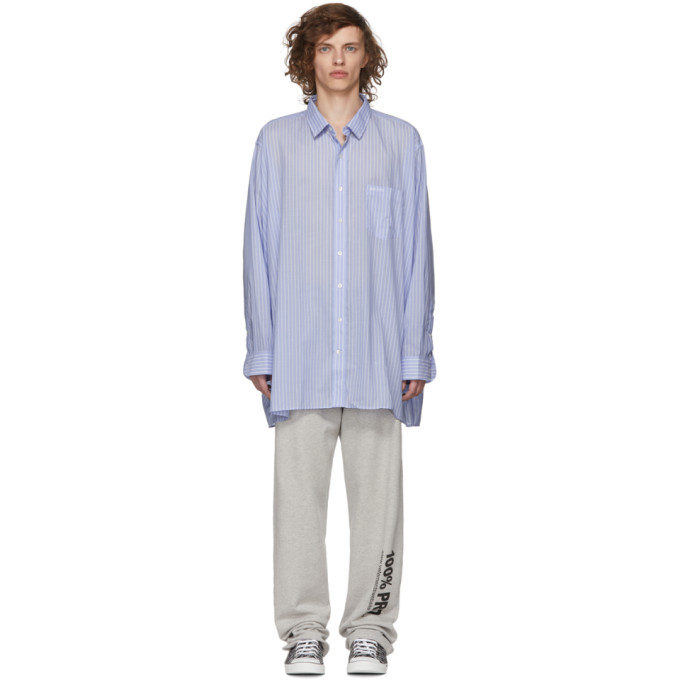 vetements blue shirt