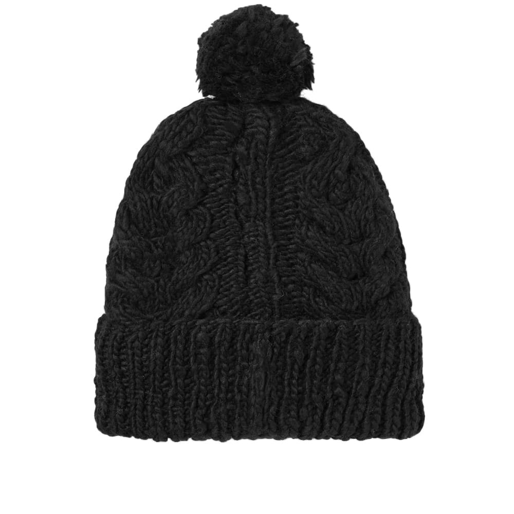 black fisherman beanie