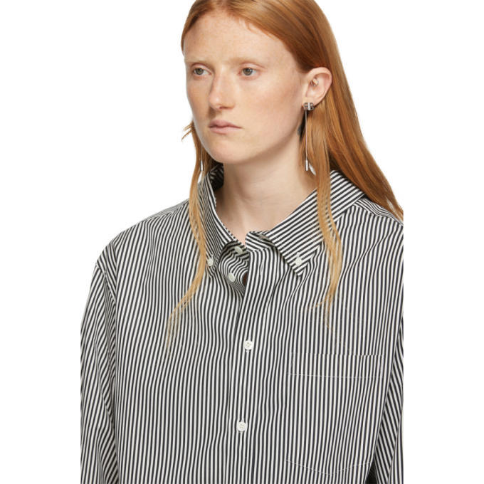 balenciaga swing collar shirt