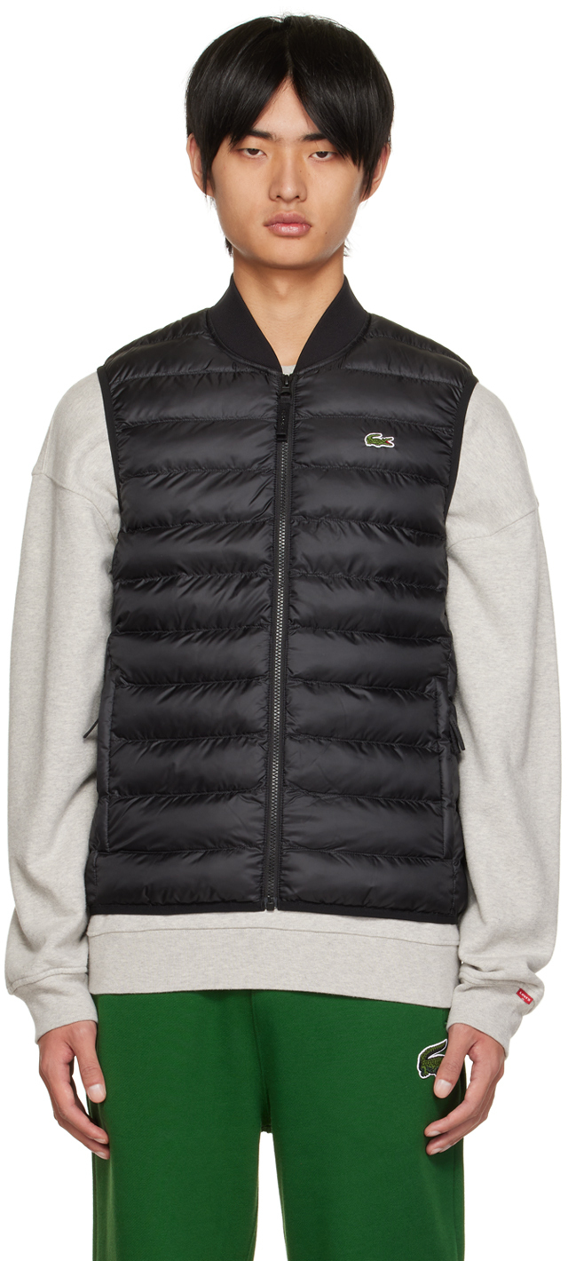 Lacoste Black Padded Vest Lacoste
