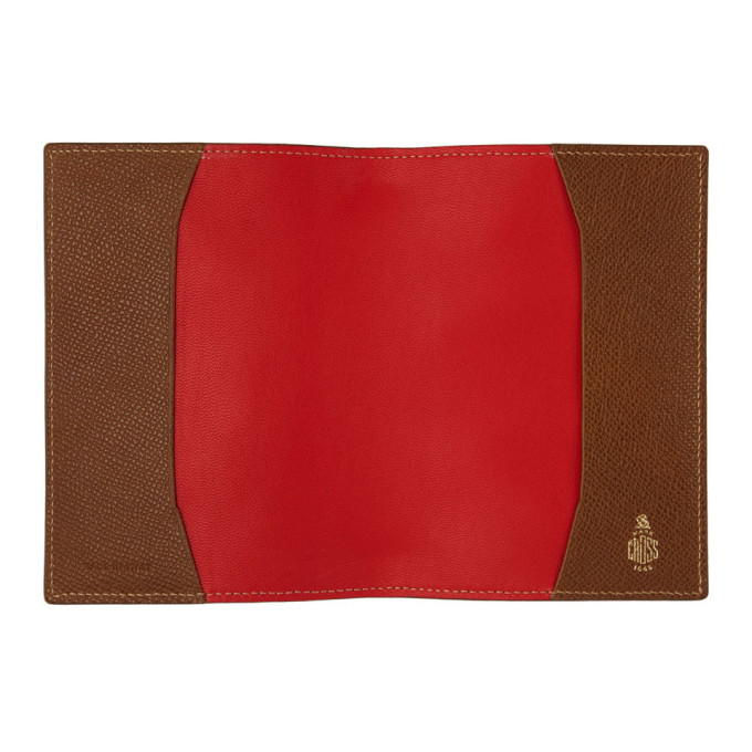Mark Cross Brown Passport Holder Mark Cross