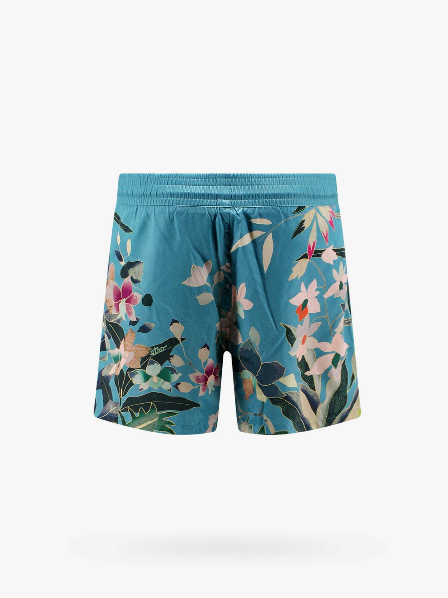 Etro Swim Trunk Blue Mens Etro