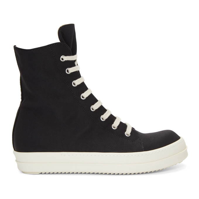 Rick Owens Drkshdw Black Vegan High-Top 