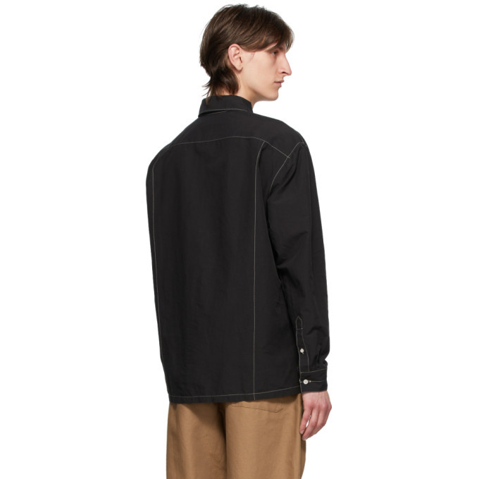 Lemaire Black Military Shirt Lemaire