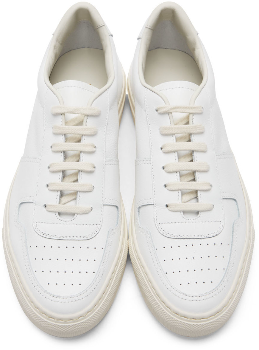Common Projects White BBall Summer Edition Low Sneakers Common Projects