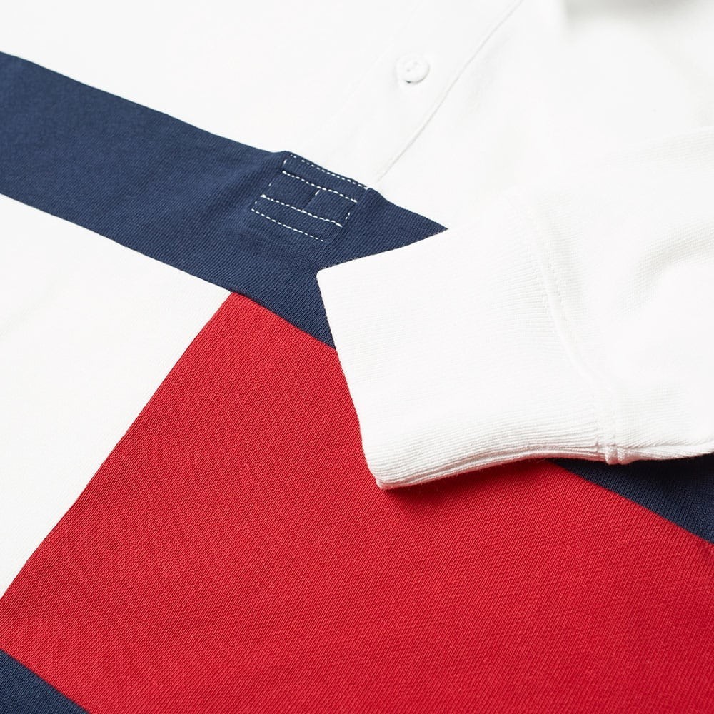 tommy jeans flag rugby shirt