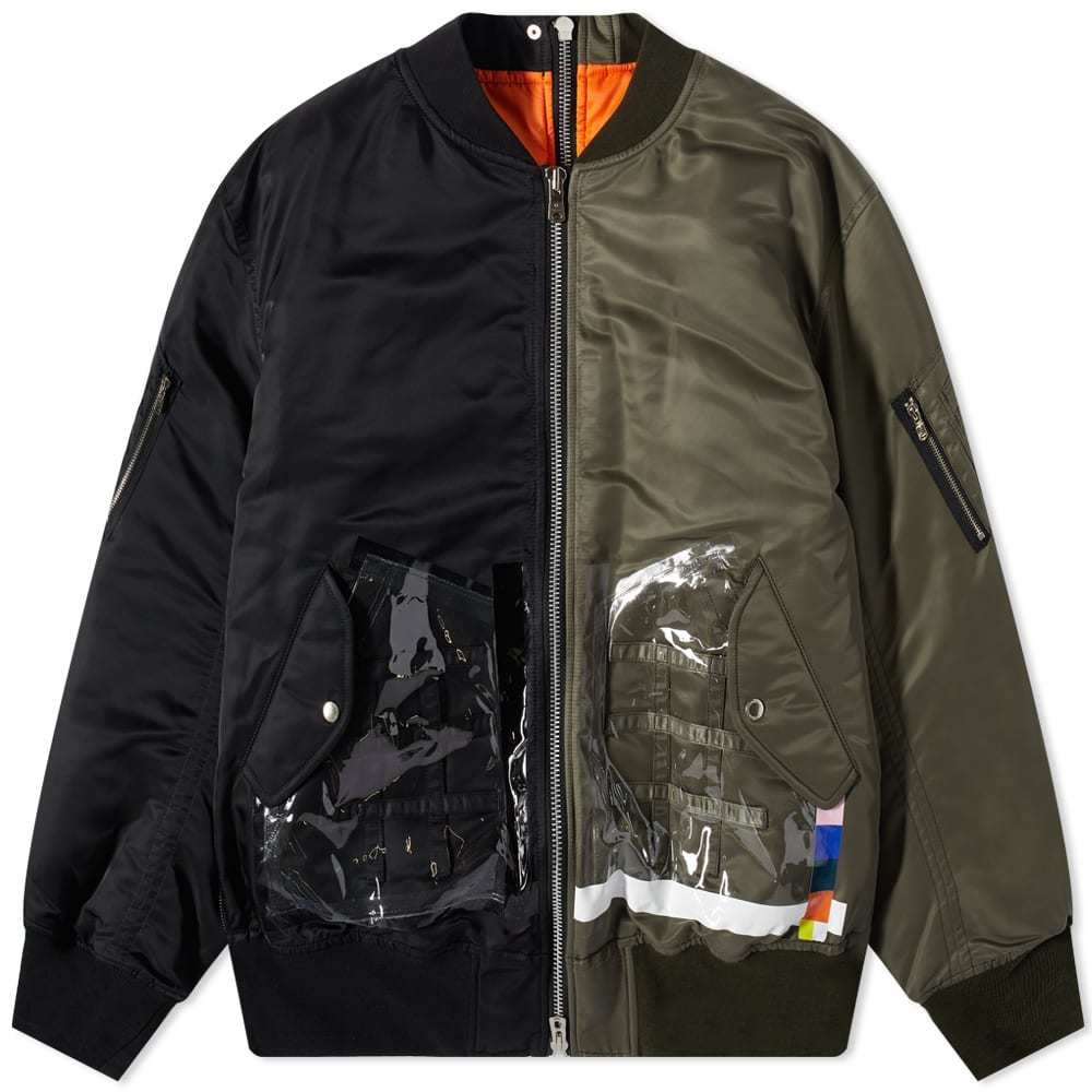 TAKAHIROMIYASHITA TheSoloist. Two-Tone Flight Jacket