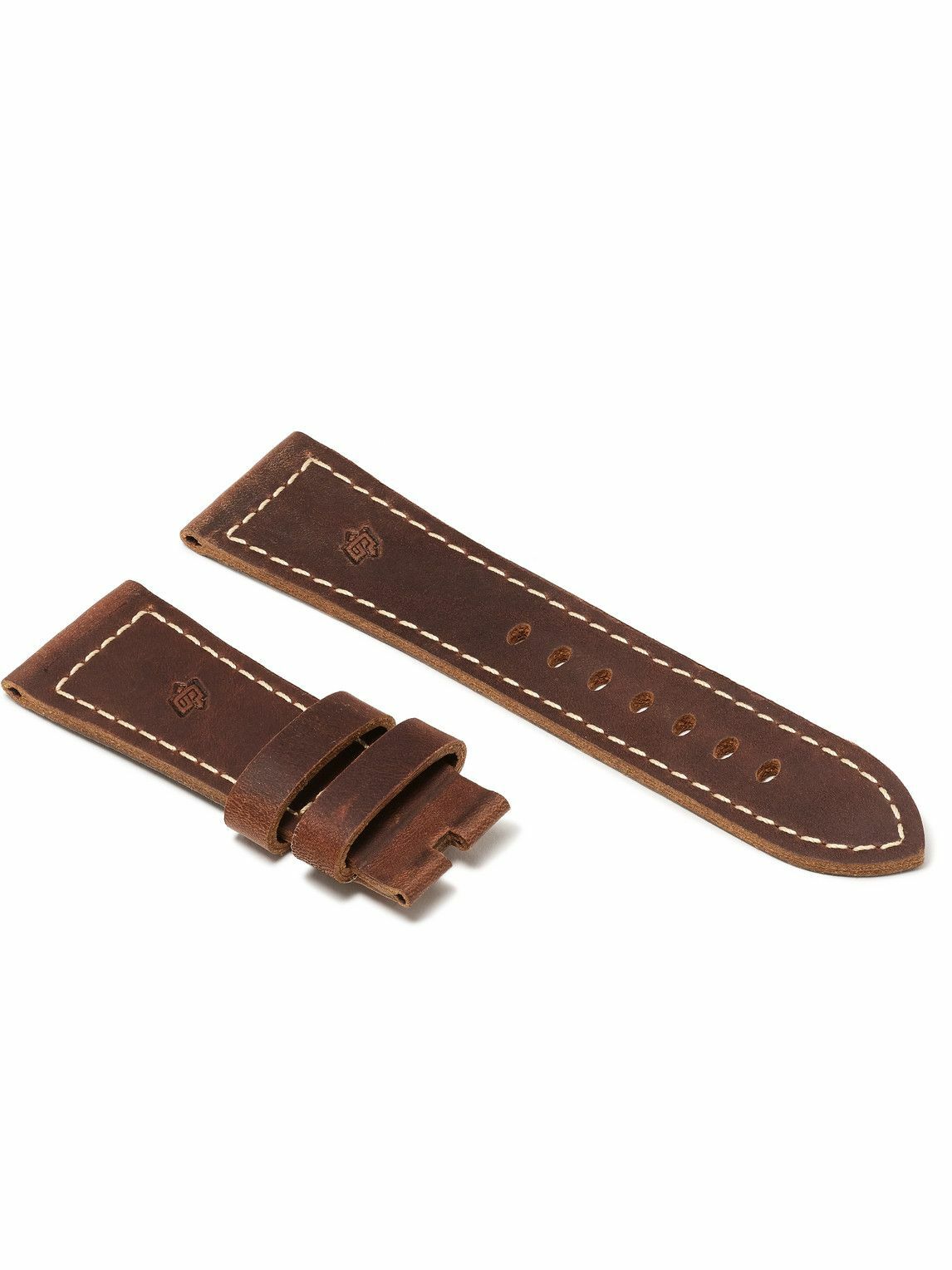Panerai 22mm Topstitched Leather Watch Strap Panerai