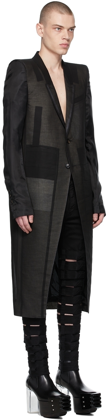 Rick Owens Black Neue Coat