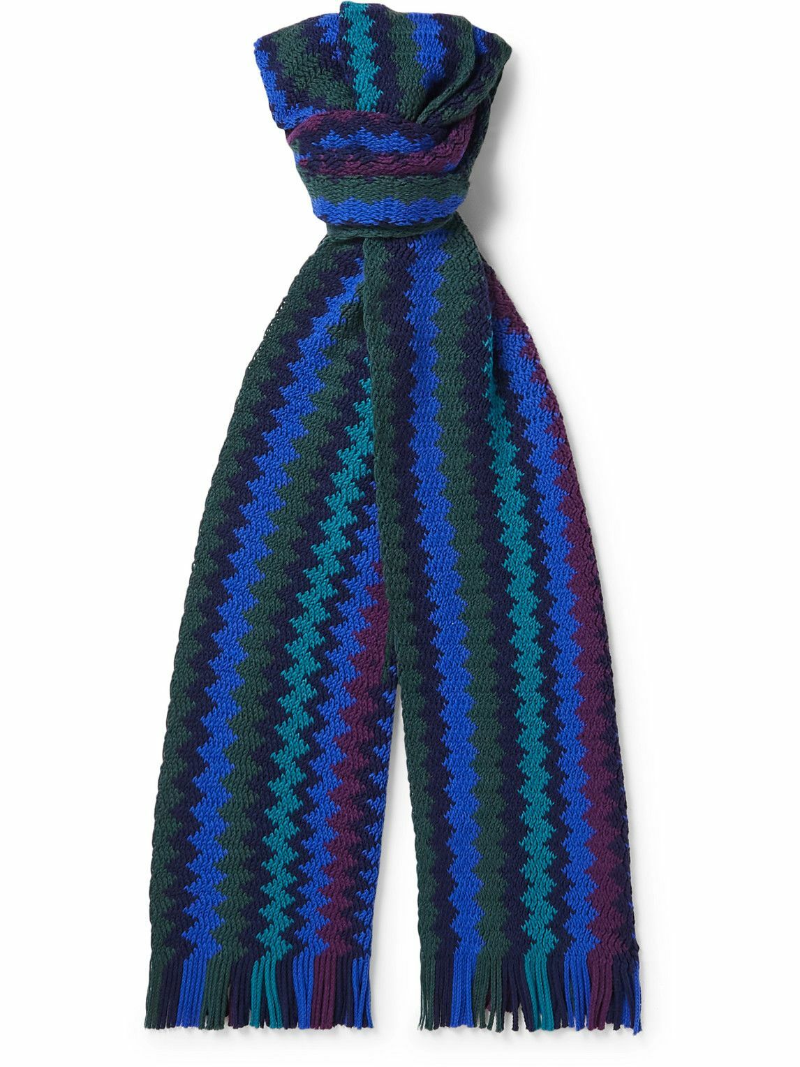 Photo: Missoni - Crochet-Knit Wool Scarf