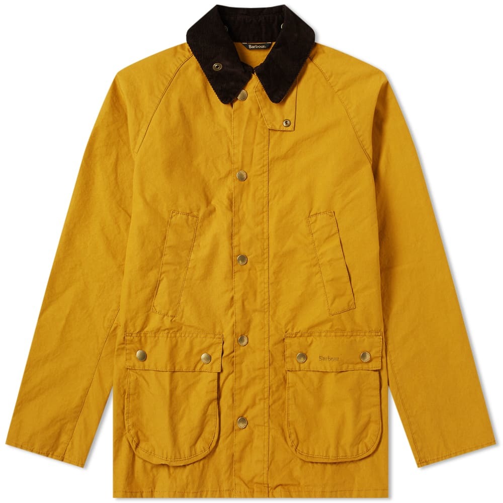 Barbour Heritage Garment Dyed SL Bedale Jacket Yellow Barbour