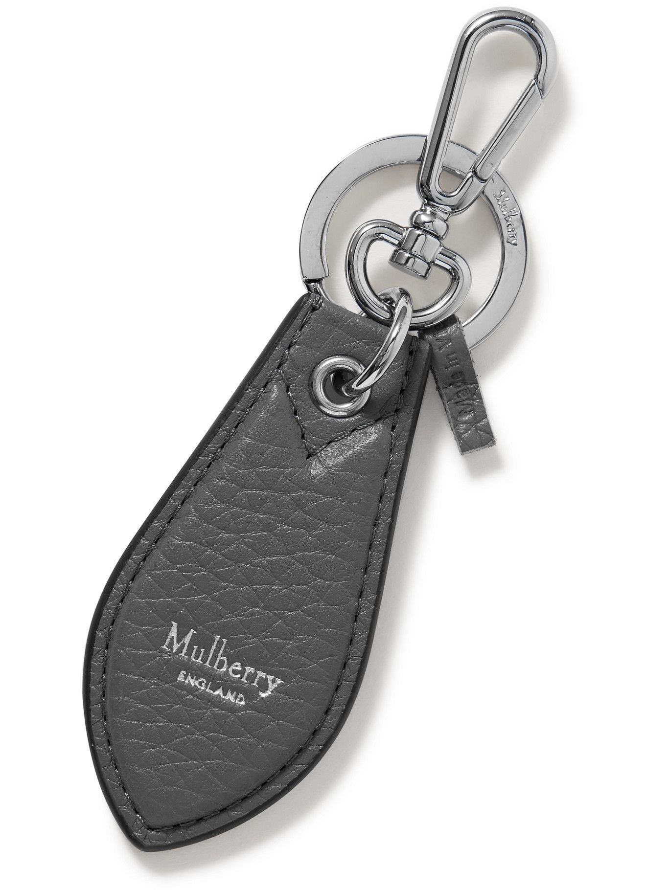 MULBERRY - Full-Grain Leather Key Fob Mulberry