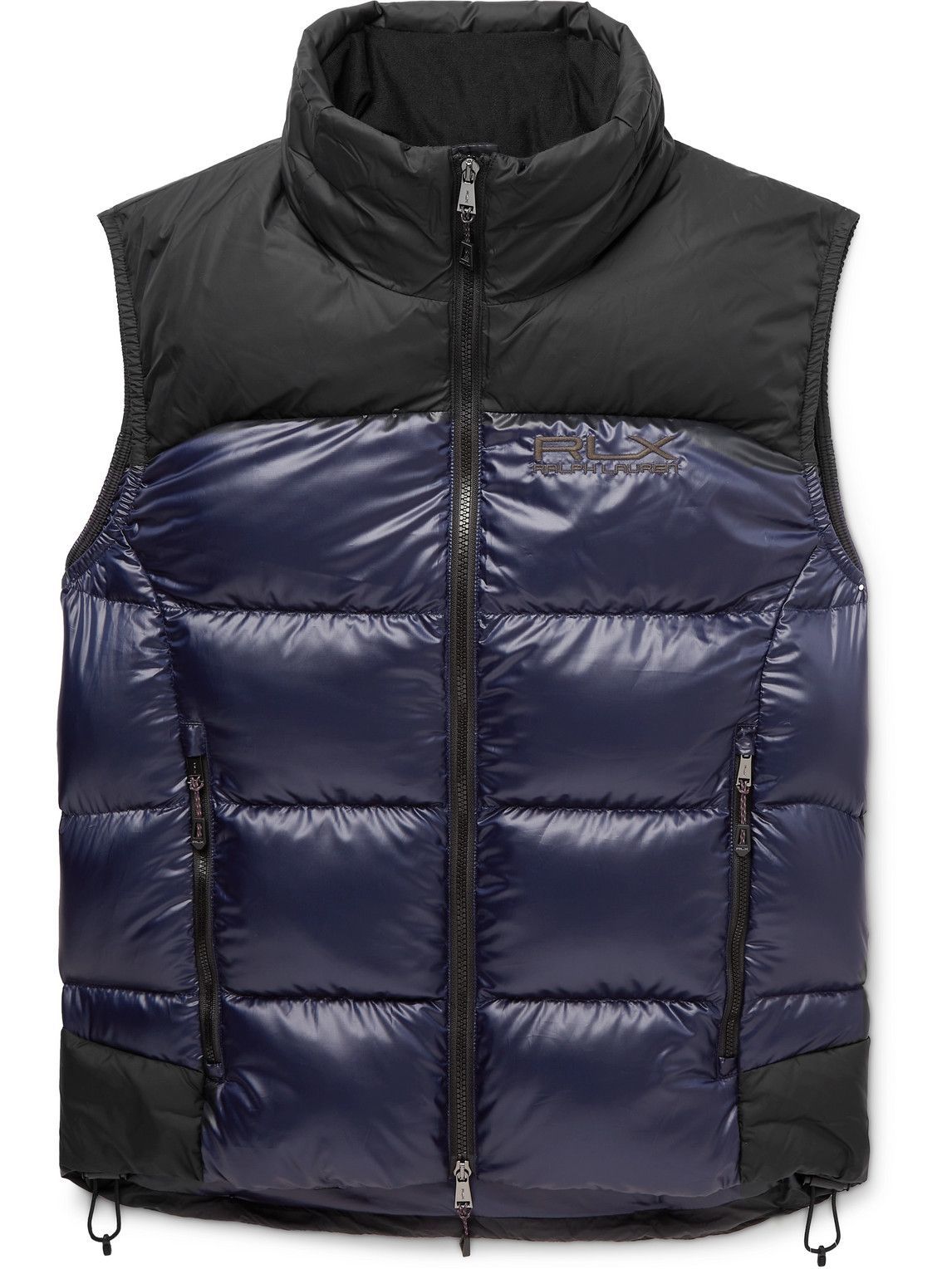 Polo Ralph Lauren - Carlton Colour-Block Quilted Recycled Shell Gilet - Blue