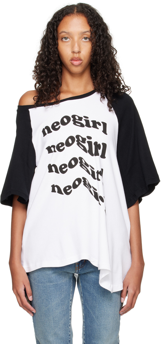 Photo: Undercover Black & White 'Neogirl' T-Shirt
