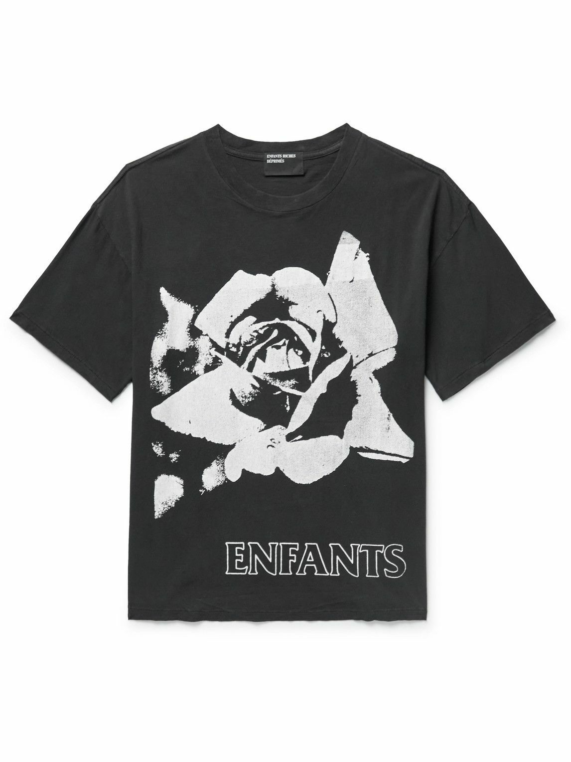 Enfants Riches Déprimés - Printed Cotton-Jersey T-Shirt - Black Enfants ...