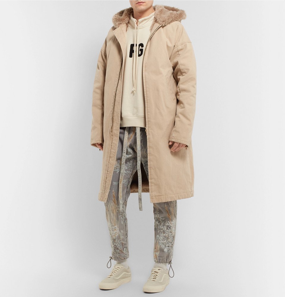 fear of god faux fur jacket