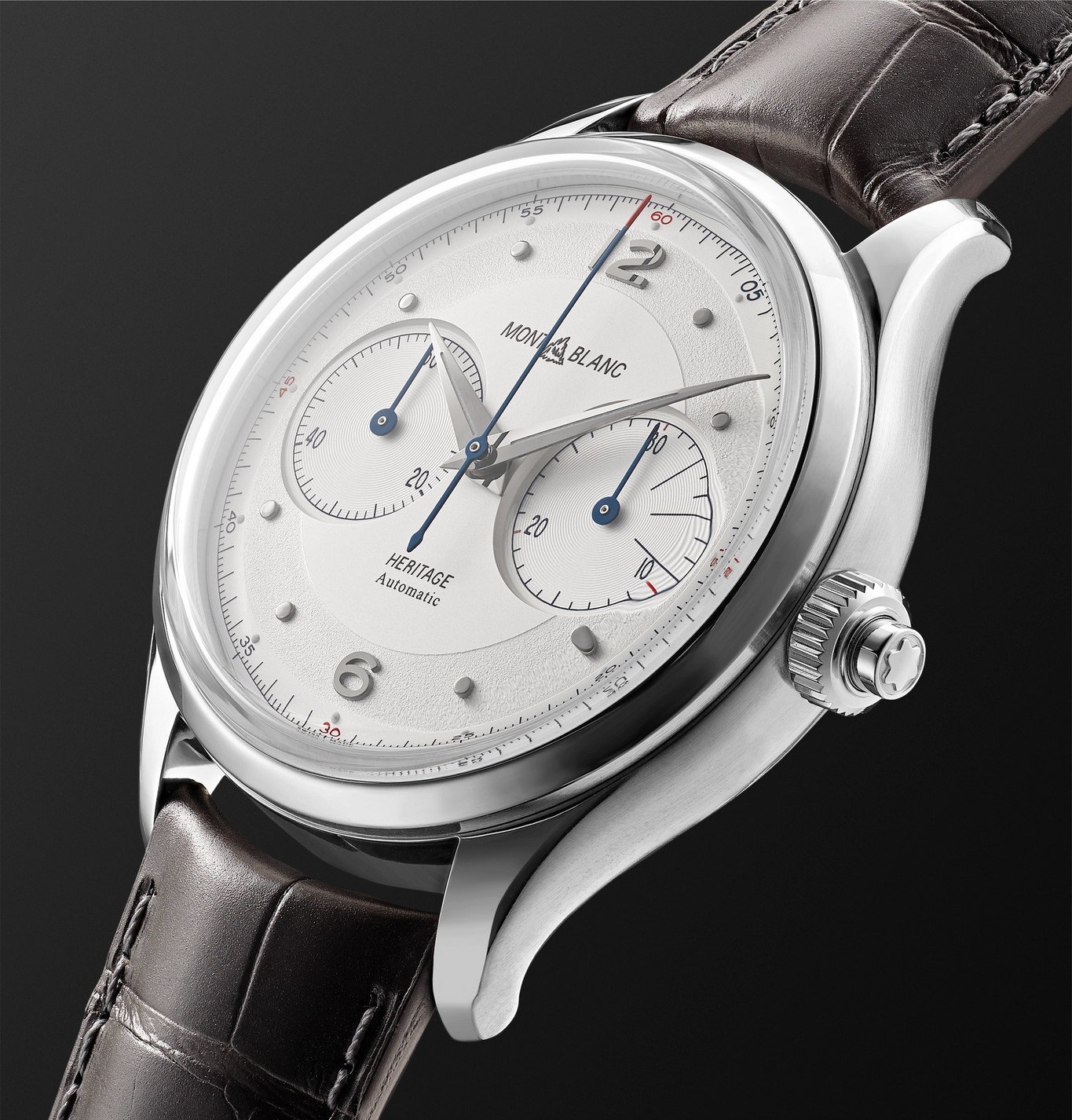 MONTBLANC - Heritage Monopusher Automatic Chronograph 42mm Stainless ...