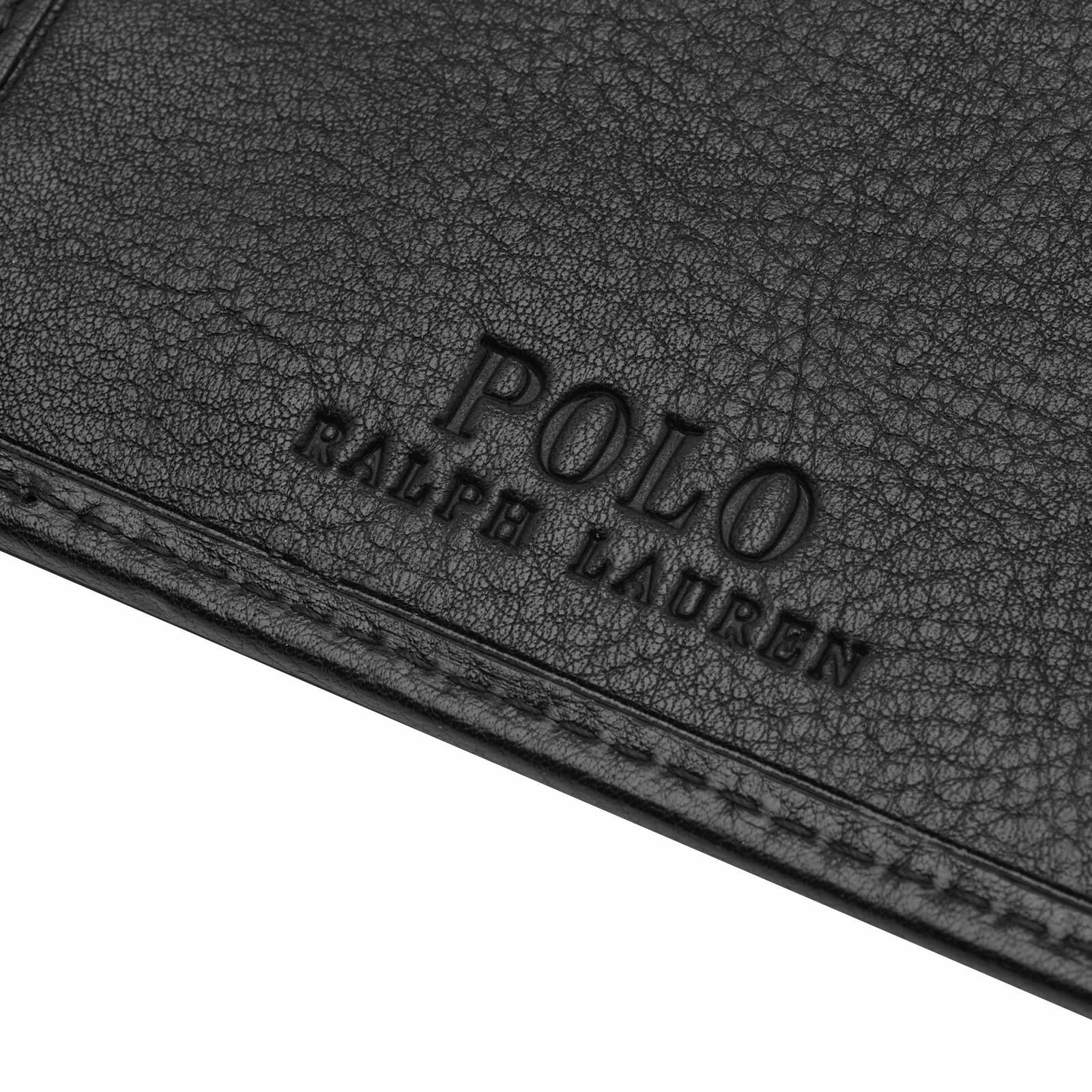 Polo Ralph Lauren Men's Billfold Wallet in Black Polo Ralph Lauren