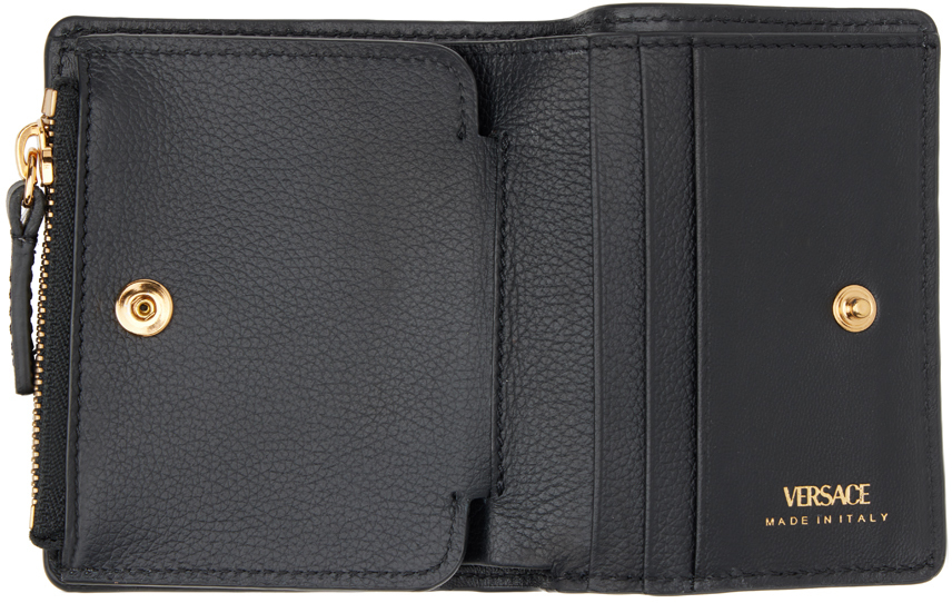 Versace Black 'La Medusa' Wallet Versace