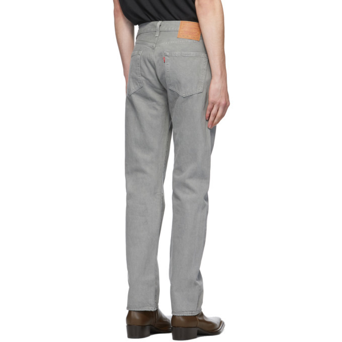 Levis Grey Garment-Dyed 501 93 Straight Jeans Levis