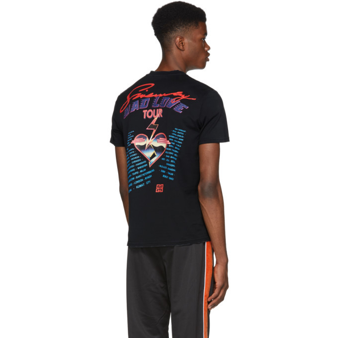 Givenchy Black Mad Love Tour T-Shirt 