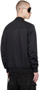 Rick Owens Drkshdw Black Lido Flight Bomber Jacket