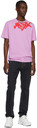 1017 ALYX 9SM Pink Spray Logo T-Shirt
