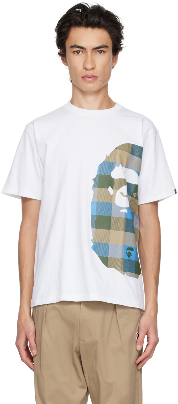 BAPE White Camo T-Shirt A Bathing Ape