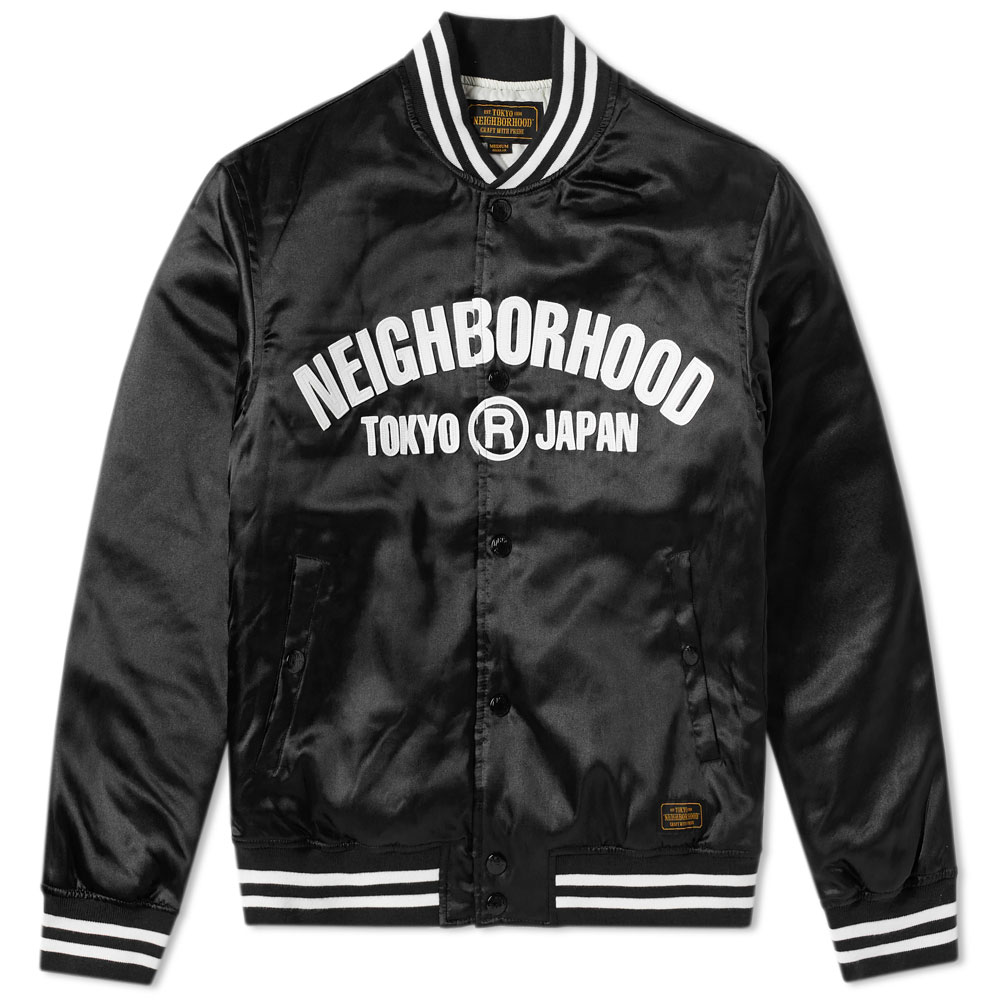 ホワイトブラウン Neighborhood BASEBALL JACKET | southbayplanning.com