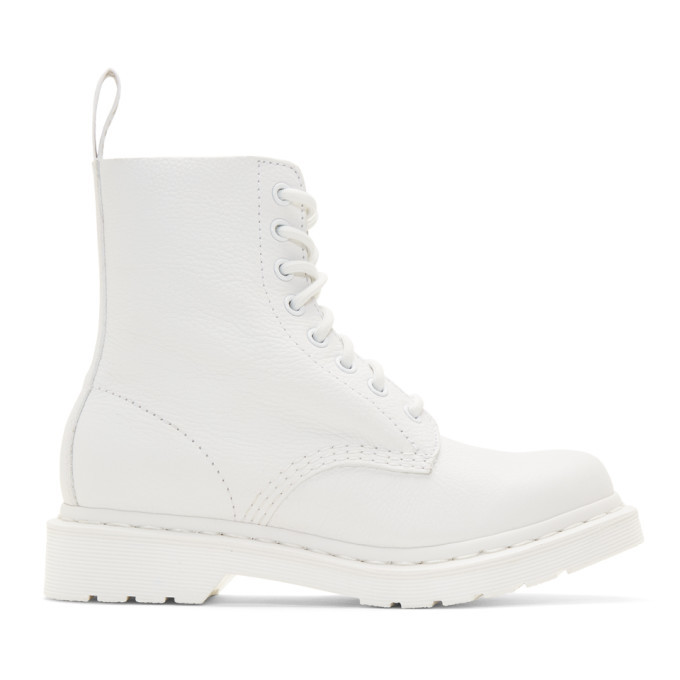 dr martens white pascal