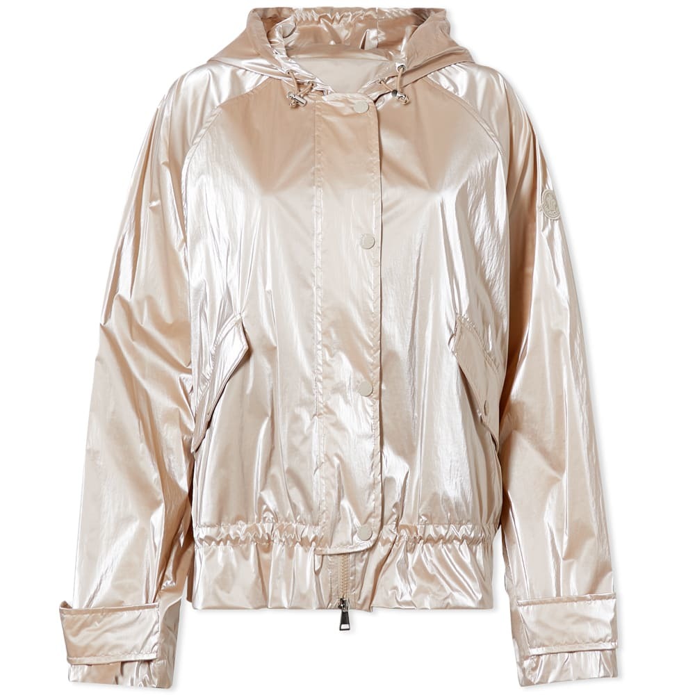 Moncler Tiya Short Zip Up Shiny Jacket Moncler